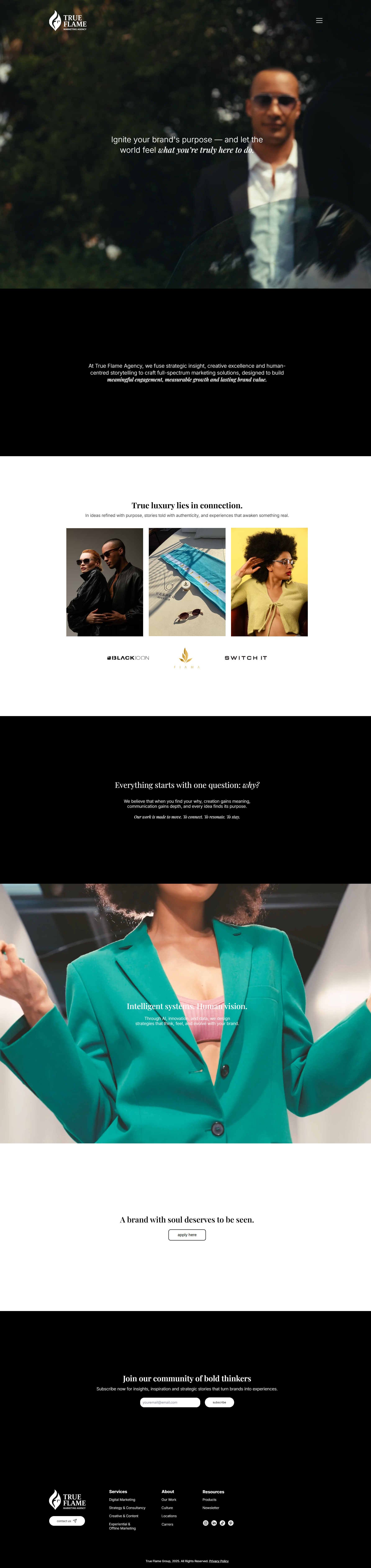 True Flame Agency — preview